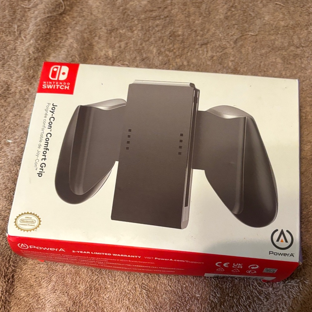 PowerA Joy-Con Comfort Grip for Nintendo Switch - Black